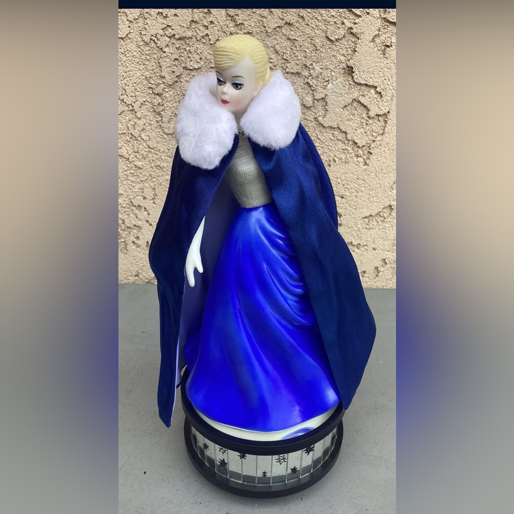 Mattel Blue and White Elegant Figurine